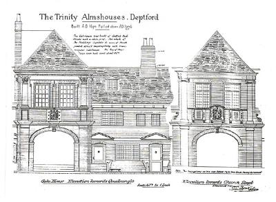 Plan of Trinity Almshouses.