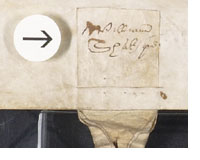 Shakespeares deed highlighting his signature